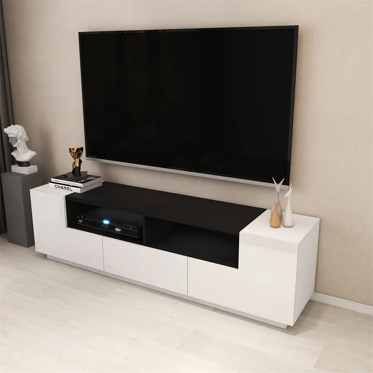 wooden tv stand with storage.jpg
