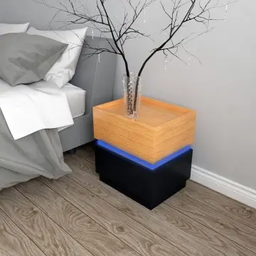 Minimalist Corner  storage Night table for Small Spaces