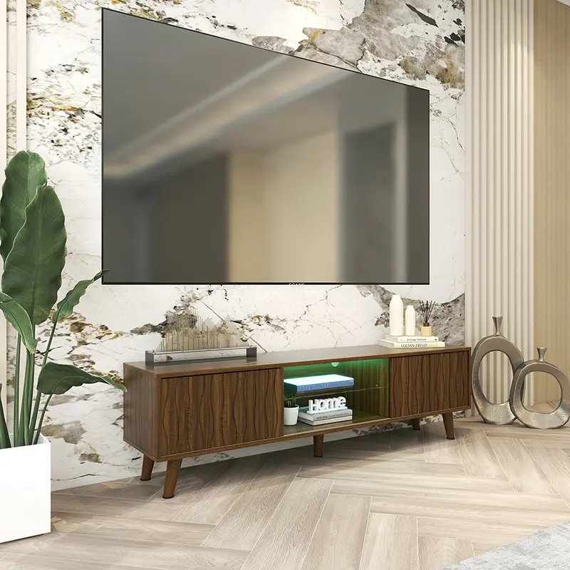 TV Stand  cabinets with 2 Side Doors81m