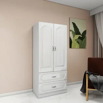 Stylish Wooden Wardrobe Clothes Wardrobe Cabinet with Drawers