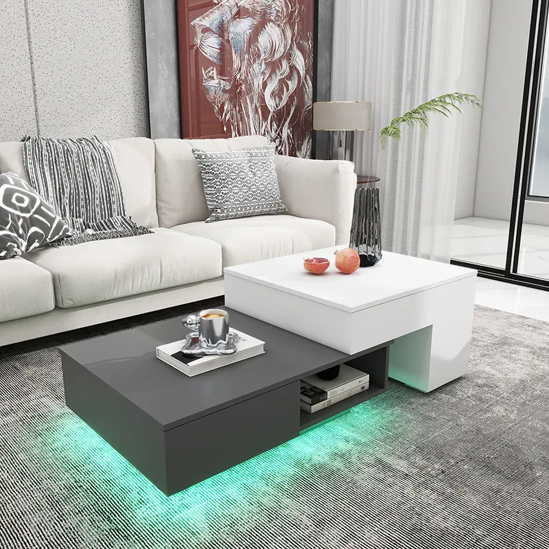 Modern Lift Top Coffee Table Ergonomic Rising Table