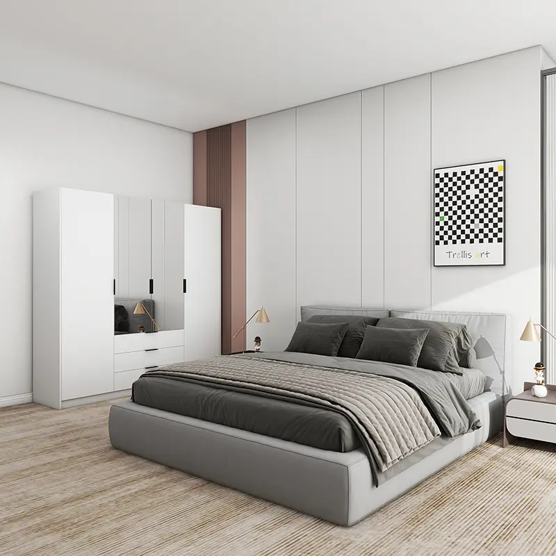 Wood Wardrobe Cabinetaj4