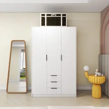 Modern Wood Muti-Functional Armoire with Shelves for Bedroom