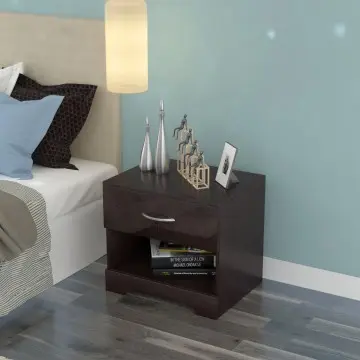 White wood Modern Design Gloss contemporary Bedside Table