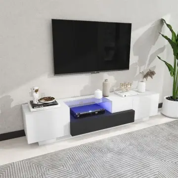 Modern High Gloss Wooden TV Entertainment Center