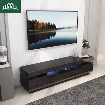 Modern Style Wooden TV Stand Entertainment Center with Drawers