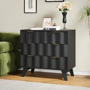 Modern Bedroom Bedside Table with 3 Drawers – Elegant & Spacious Storage Solution