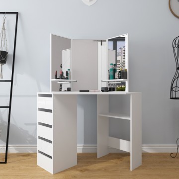 Bedroom Vanity Table with mirror and drawers