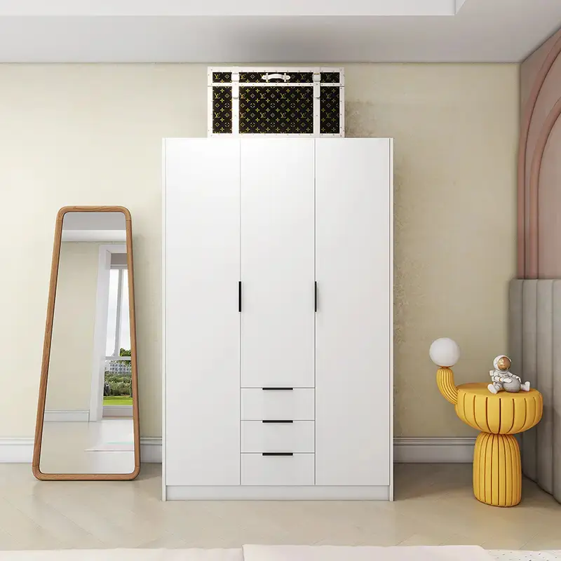 Modern Wardrobe Innovations: 3-Door Wardrobes, Armoires with Drawers, and Versatile Storage Solutions